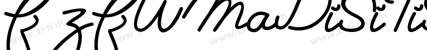 FZFWMaDiSiTiS Bold字体转换
